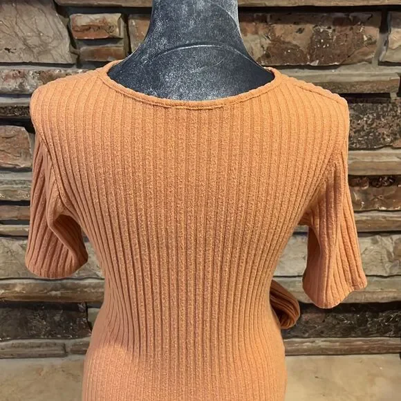 Mikarose Cora Ribbed Stretch Midi Dress - Picture 5 of 7